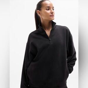 Athleta Allure Quarter Zip Sweatshirt